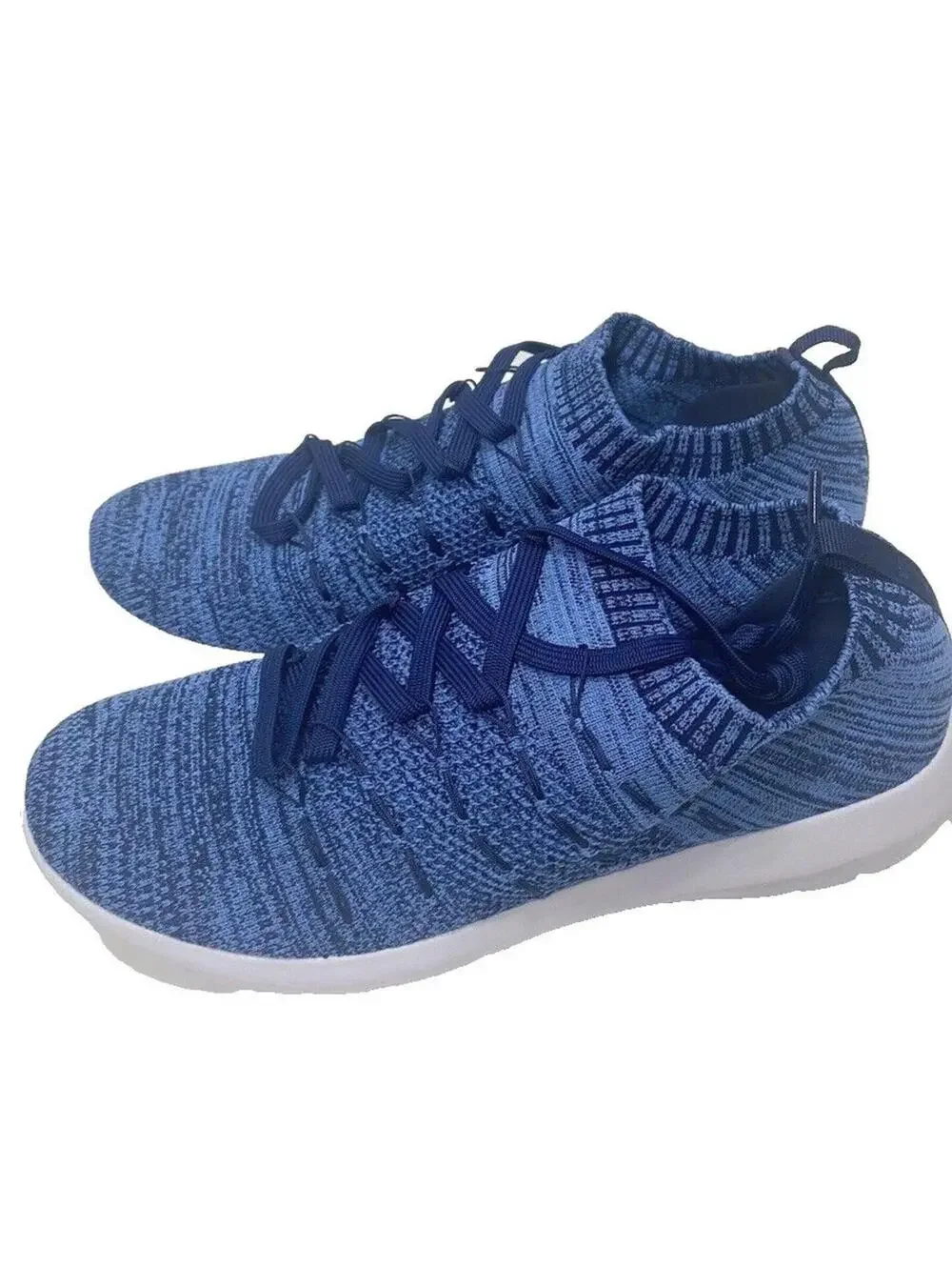 Women’s Blue Running Sneakers Size 10 Sock-Style Comfort Training Shoes New